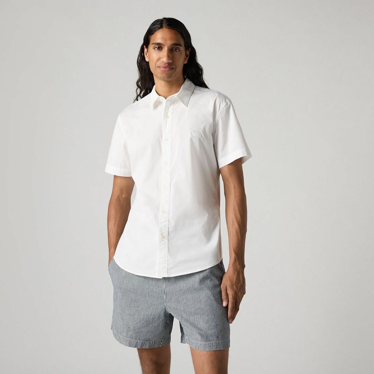 Plain Short Sleeve Shirt white, LEVI'S