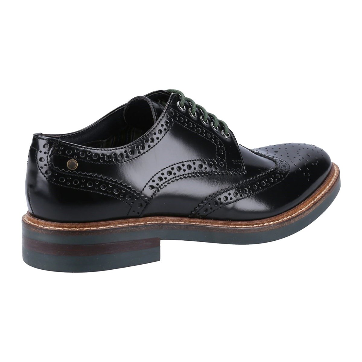 Chaussures brogues WOBURN EXCEL noir, BASE LONDON