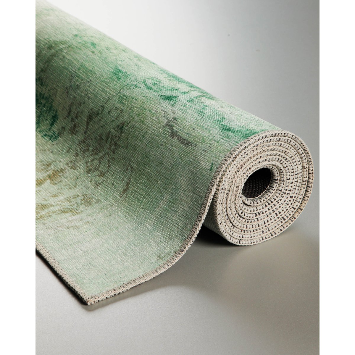 WECONhome Maui, tissé machine, coton, tapis tissé plat, certifié OEKO-TEX® (n° D20-0634) (70 x 120 cm, vert) , Maui vert multicolore, ESPRIT