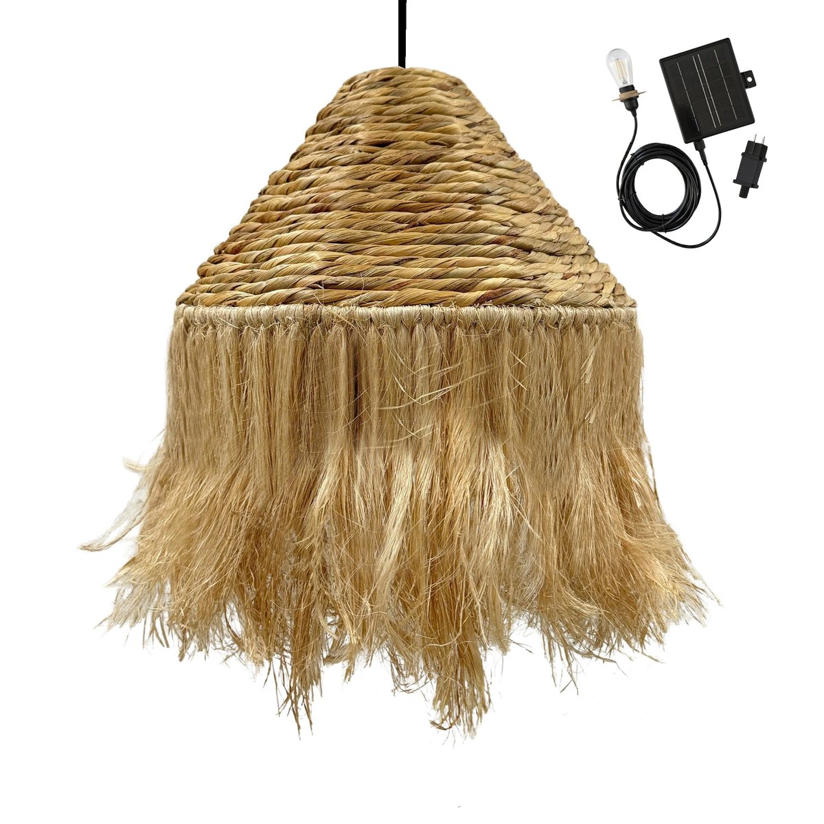 Suspension solaire LEONORA SOLAR beige, LUMISKY