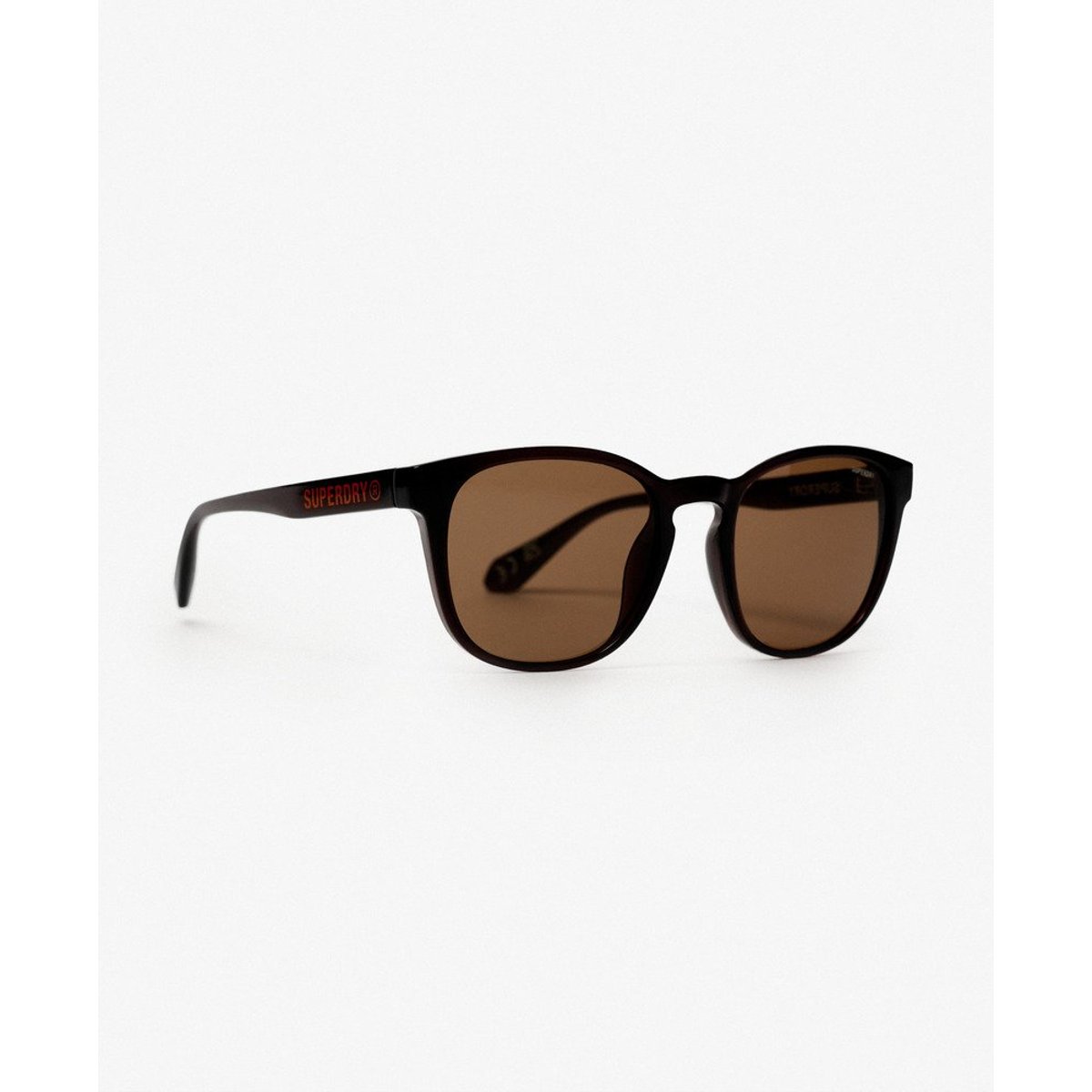 Lunettes de soleil à verres ronds verres noirs/marron, SUPERDRY