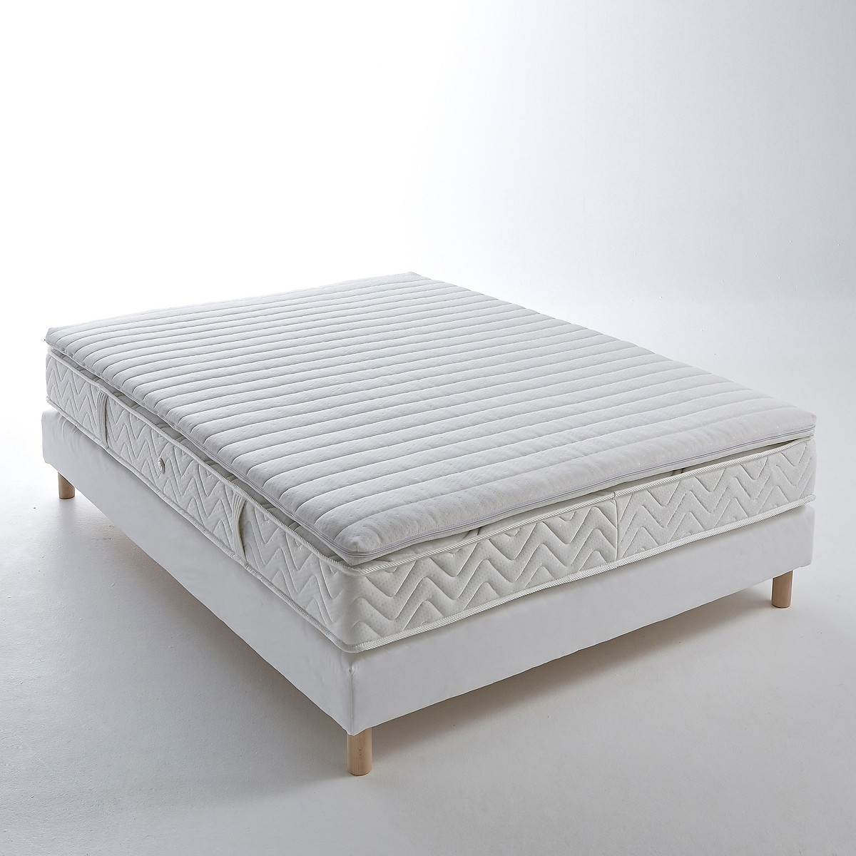 Sovra-materasso HR35, trattamento ignifugo, alt. 5 cm bianco, LA REDOUTE INTERIEURS
