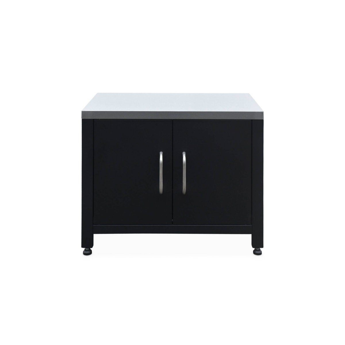 Cuisine extérieure 5 modules acier inoxydable avec barbecue gaz 4 brûleurs GRIMAUD 5 MODULES + BARBECUE GAZ noir, SWEEEK