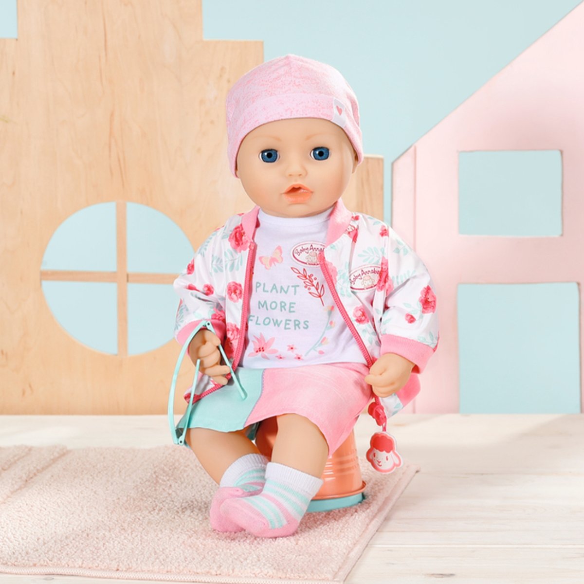 Baby Annabell Deluxe Ensemble Printemps 43 cm multicolore, ZAPF CREATION