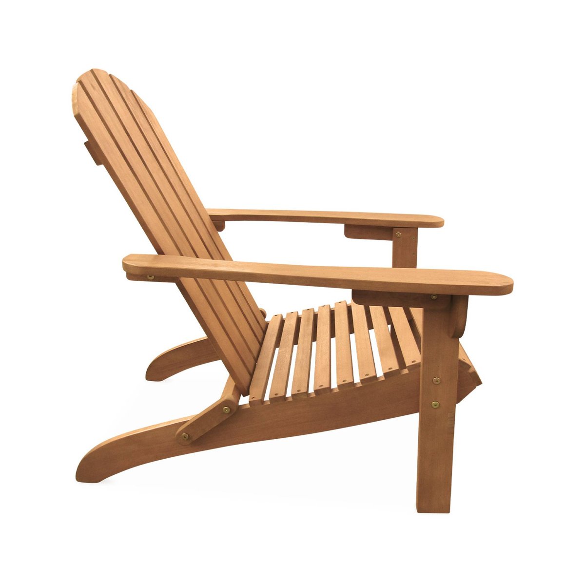 Fauteuil de jardin bois d'eucalyptus ADIRONDACK SALAMANCA bois, SWEEEK