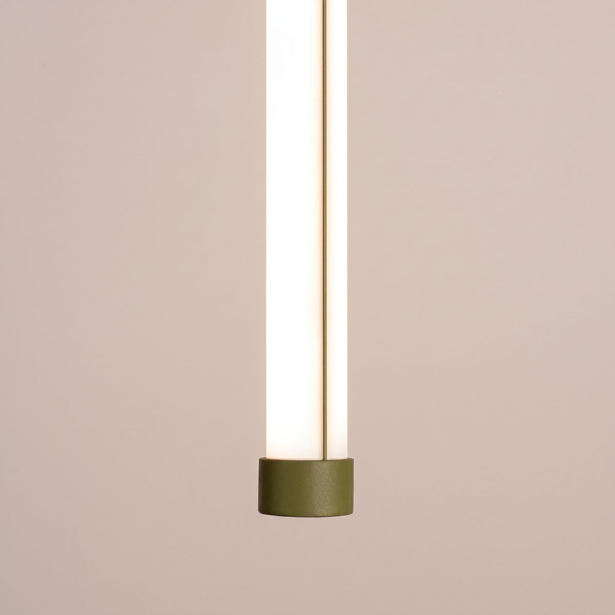 Suspension Acier Vert Olive LED 1 Trang vert olive, EDEN