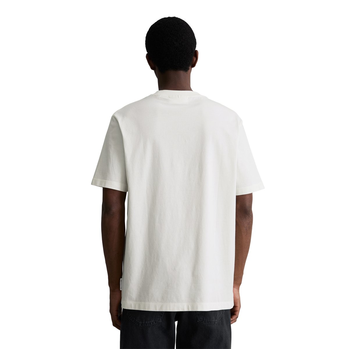 T-shirt DfC relaxed avec poche poitrine blanc naturel, MARC O’POLO DENIM