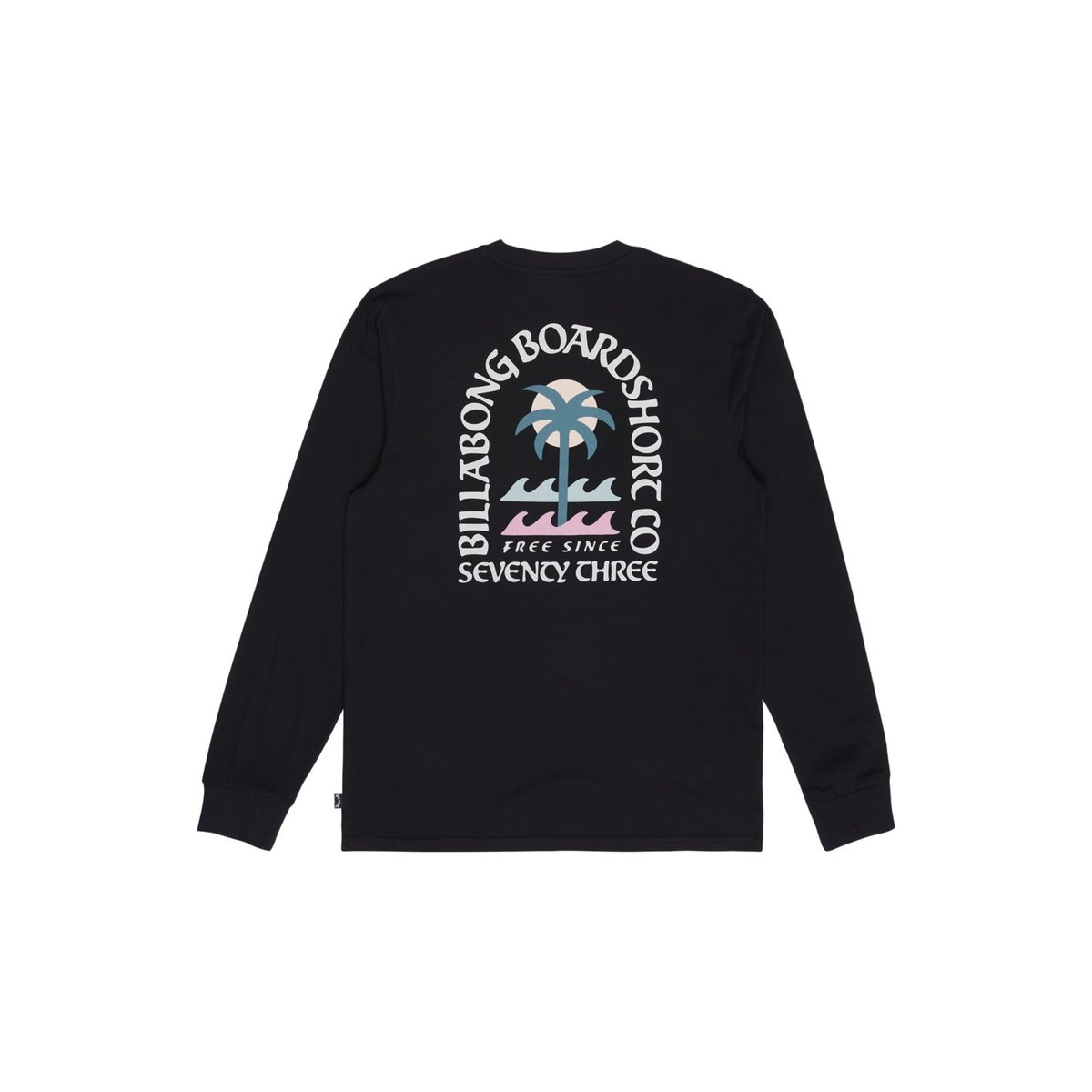 T shirt manches longues PORTAL noir black, BILLABONG