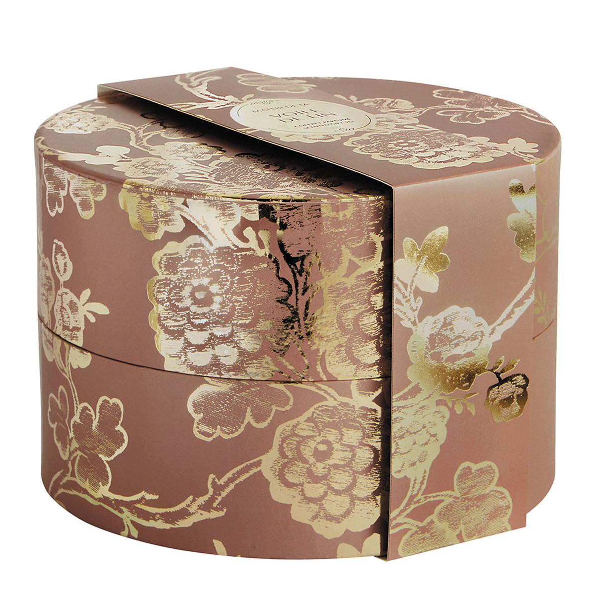 Coffret diffuseur de parfum et bougie Voile de Lin TRÉSOR DE FLEURS rose, MATHILDE M