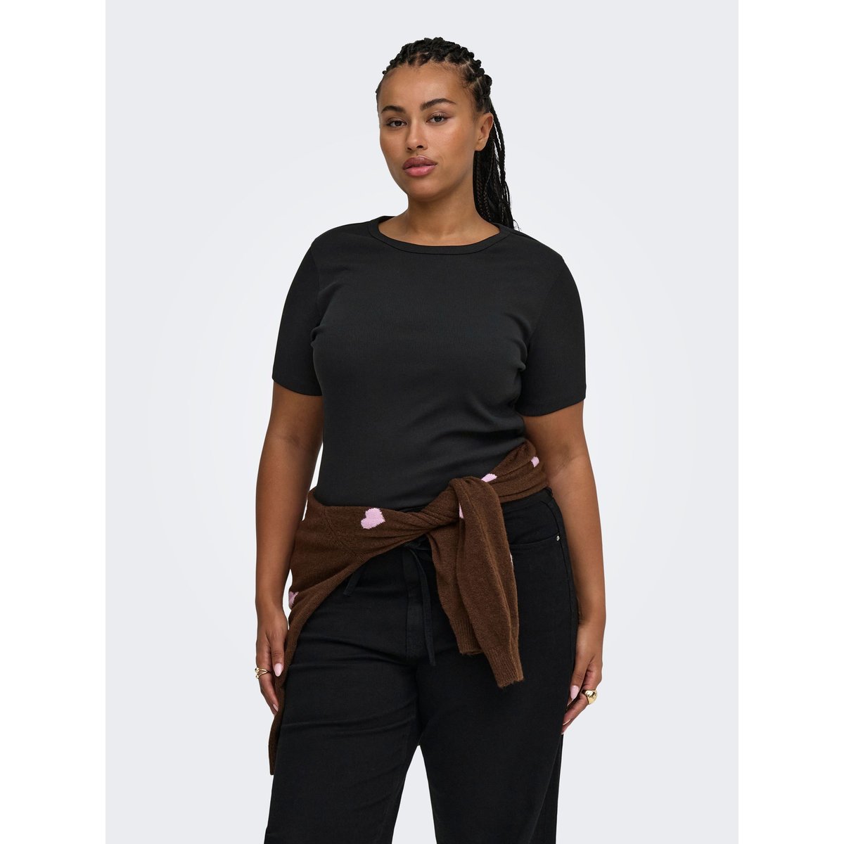 T-Shirt noire - black, ONLY CARMAKOMA