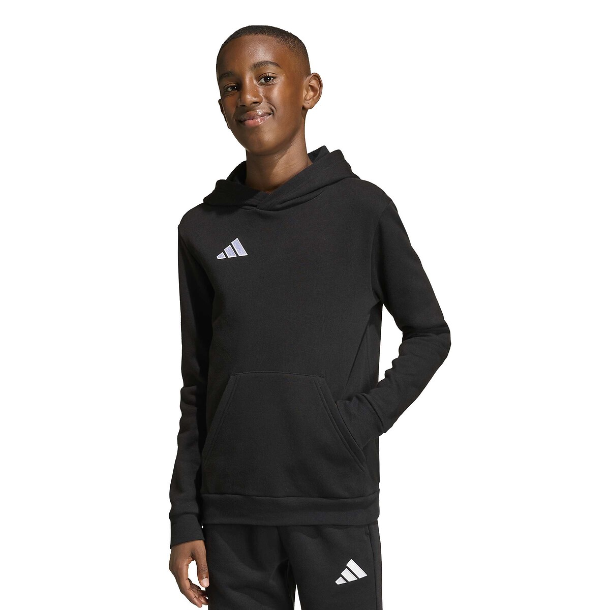 Sweat à capuche en molleton, ENTRADA noir, adidas Performance