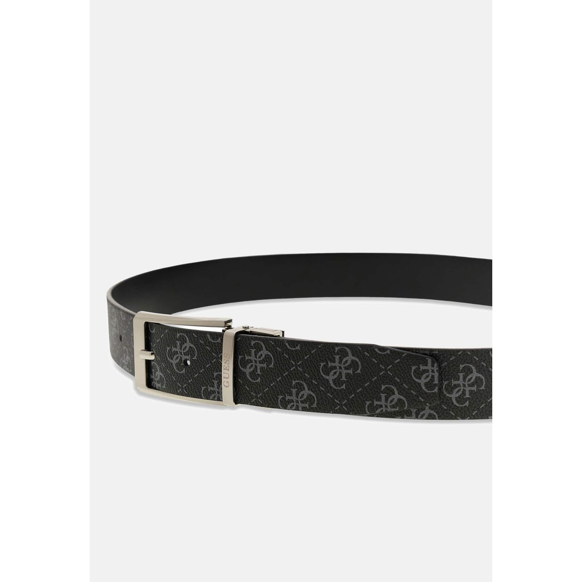 Ceinture Logo Milano 4G noir, GUESS