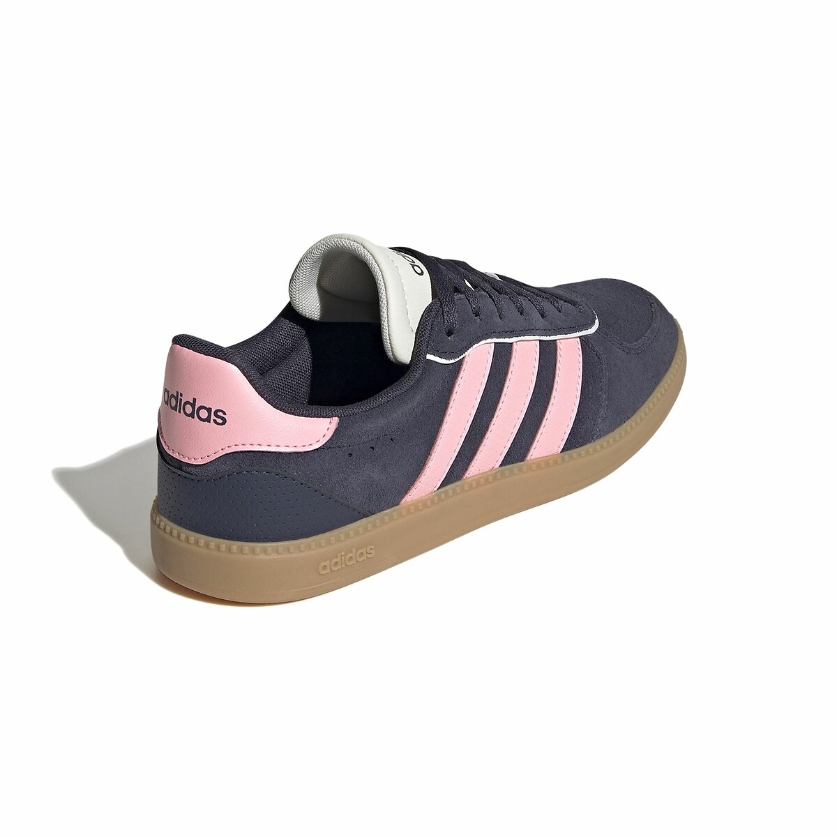 Sneakers Breaknet Sleek Suede marine/rosa, ADIDAS SPORTSWEAR