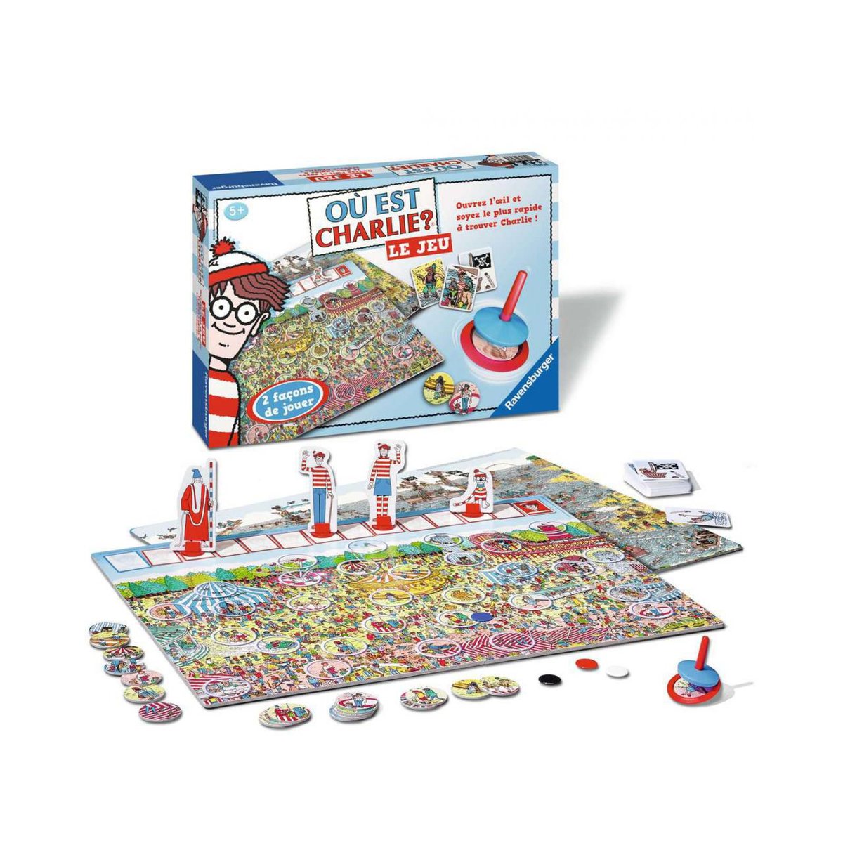 Où est Charlie ? LE JEU couleur unique, RAVENSBURGER