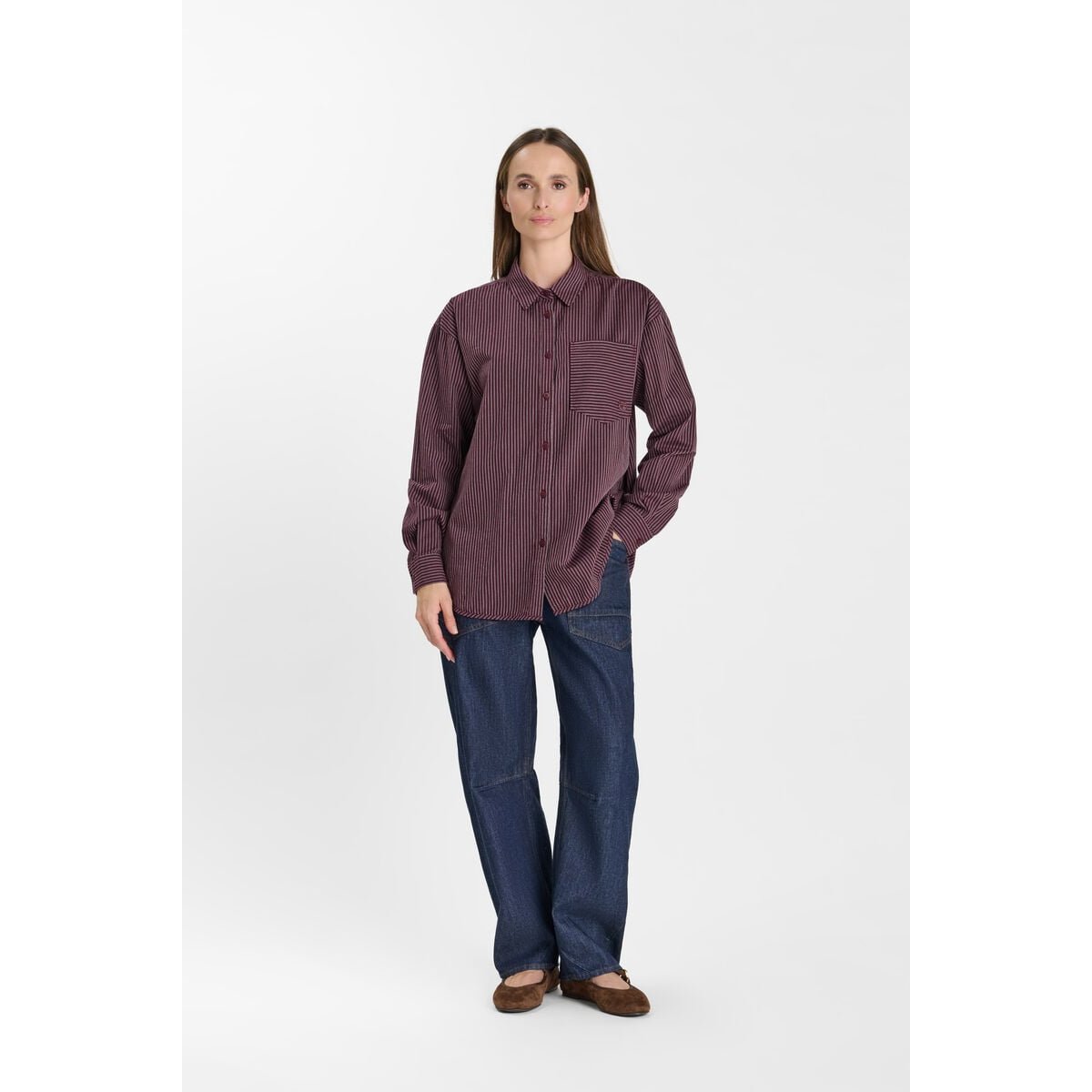 Chemise BLOKI burgundy, LE TEMPS DES CERISES