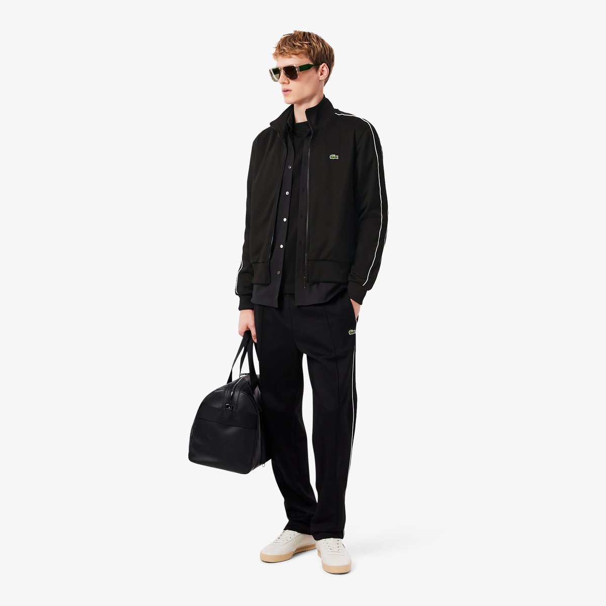 Veste de survêtement zippée Paris noir-031, LACOSTE