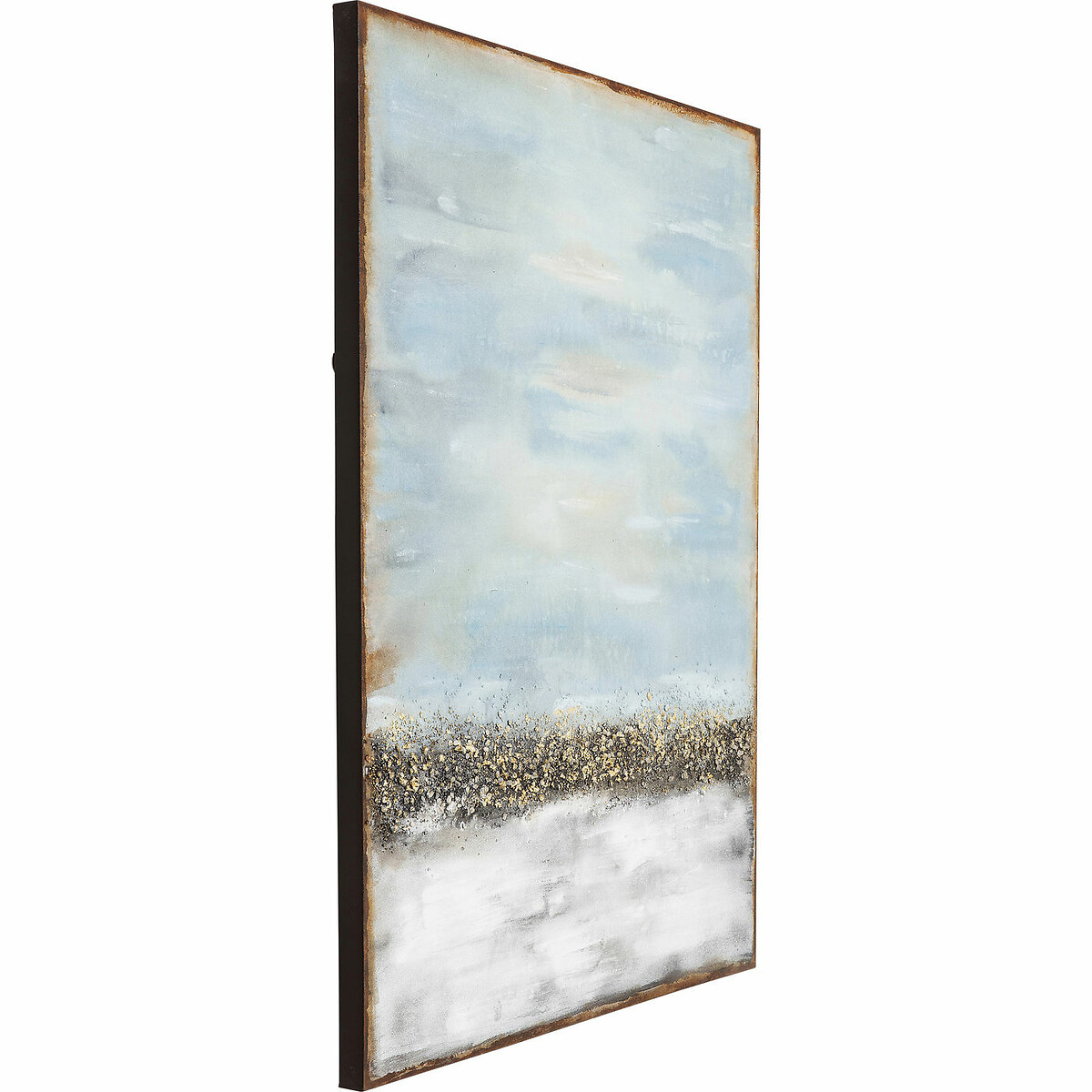 Tableau acrylique Abstract Horizon 90x120cm bleu, KARE DESIGN