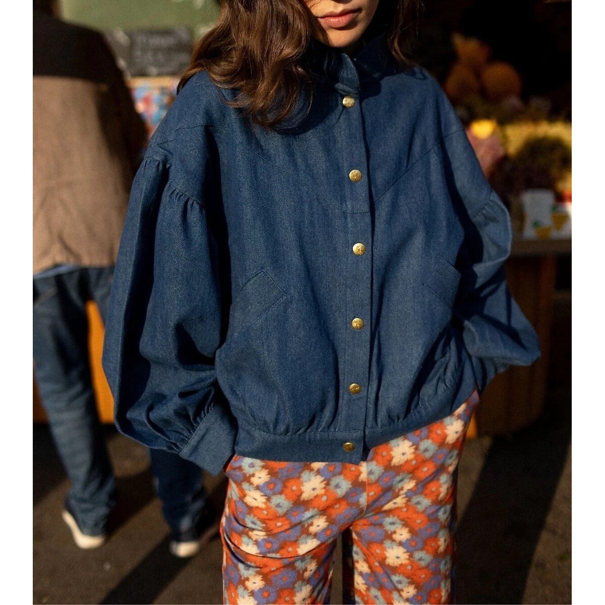 Veste ample en denim, VIVA denim, APACHES COLLECTIONS
