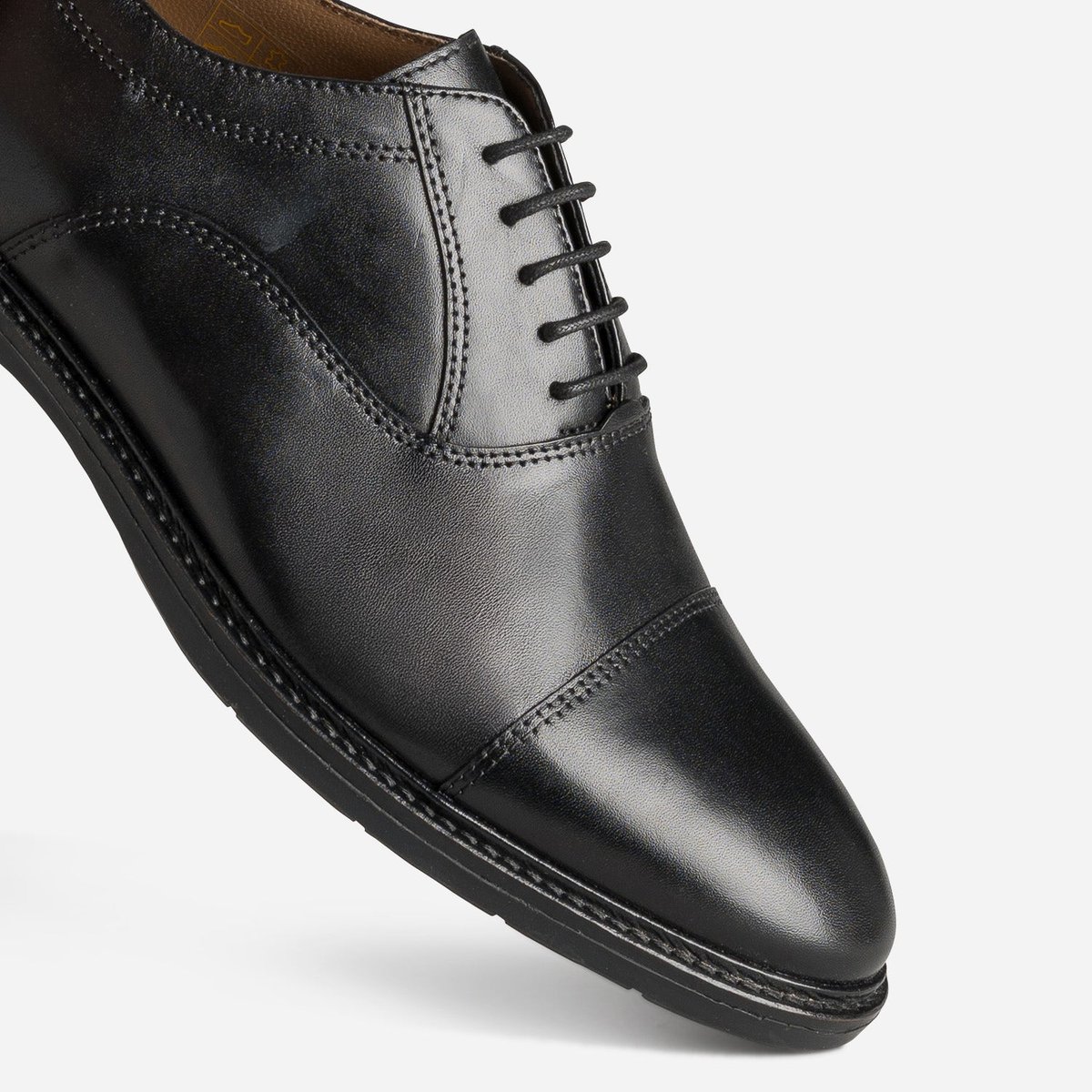 Derby en cuir FRUCTUEUX noir, ERAM