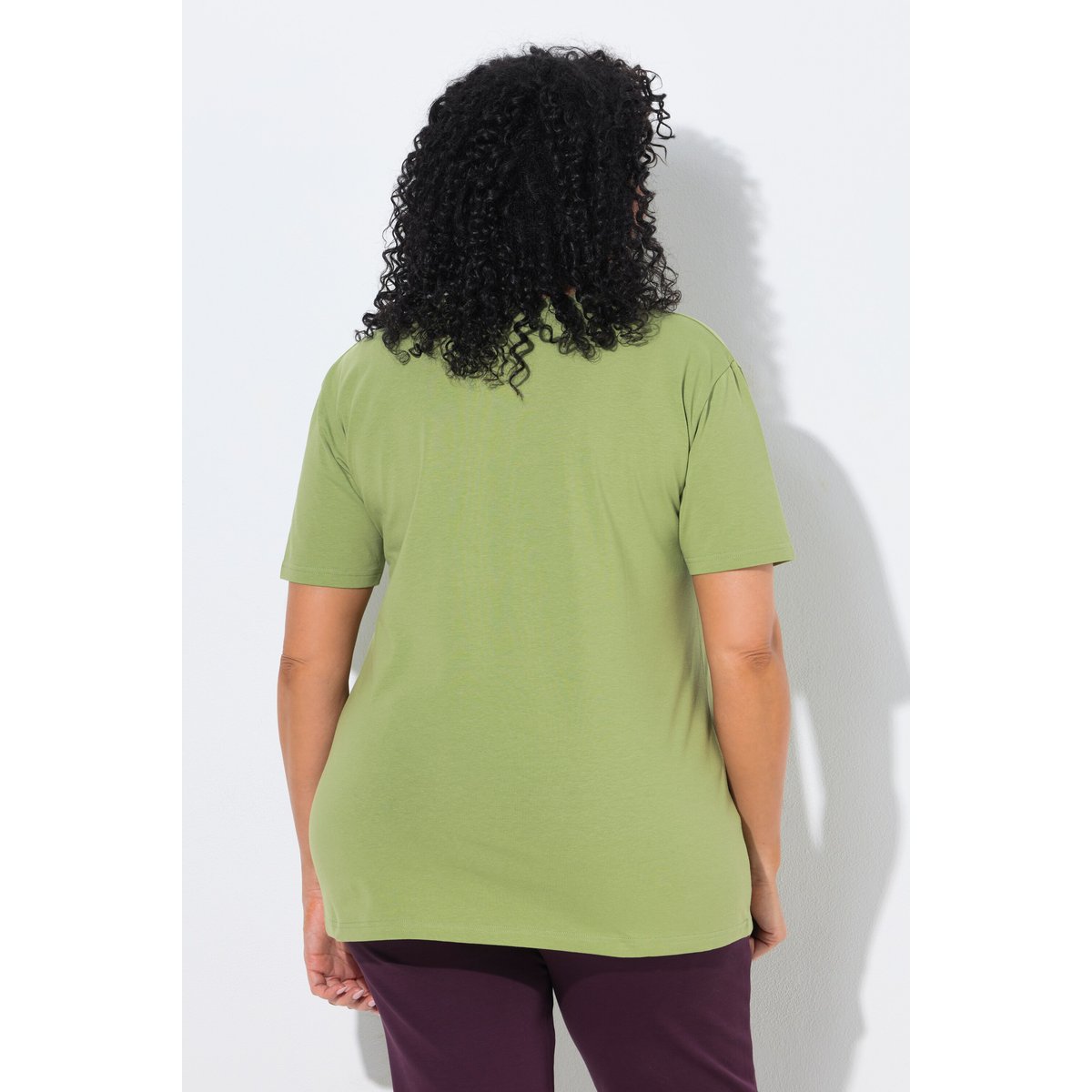 T-shirt oversize vert gazon, ULLA POPKEN