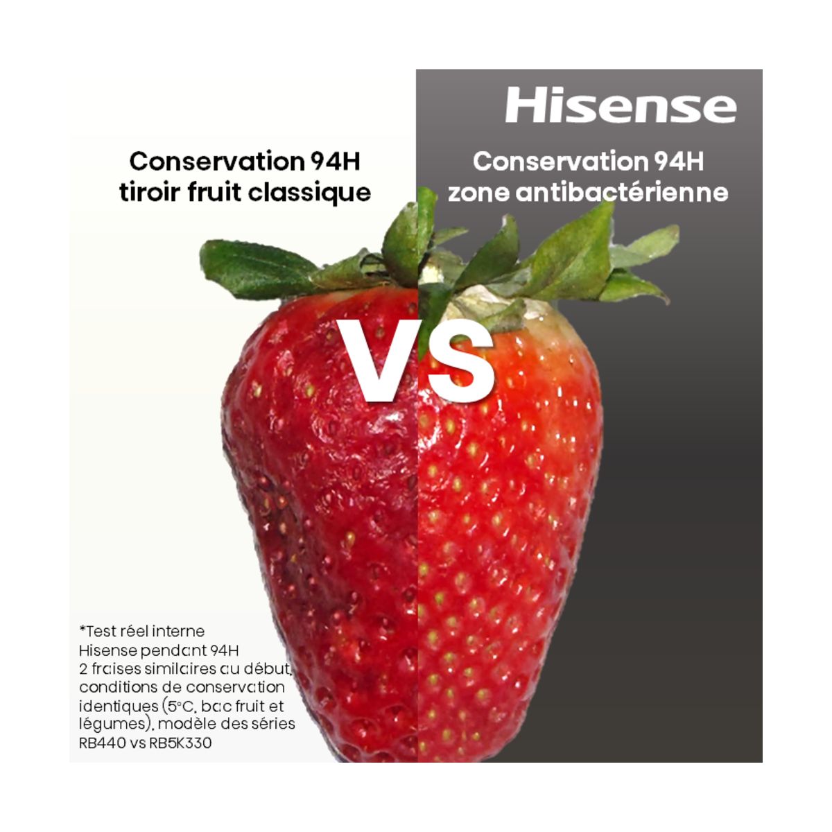 Réfrigérateur 1 porte RL5K370GSFC freshfit couleur unique, HISENSE