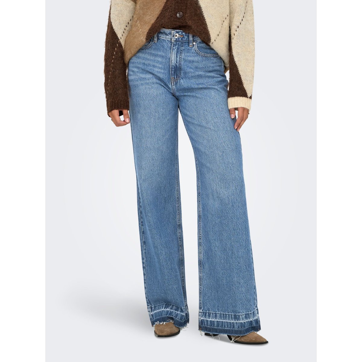 Jean À Jambe Large light blue denim, ONLY