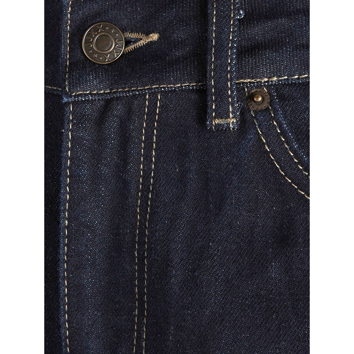 Jean large, taille haute dark blue, JJXX
