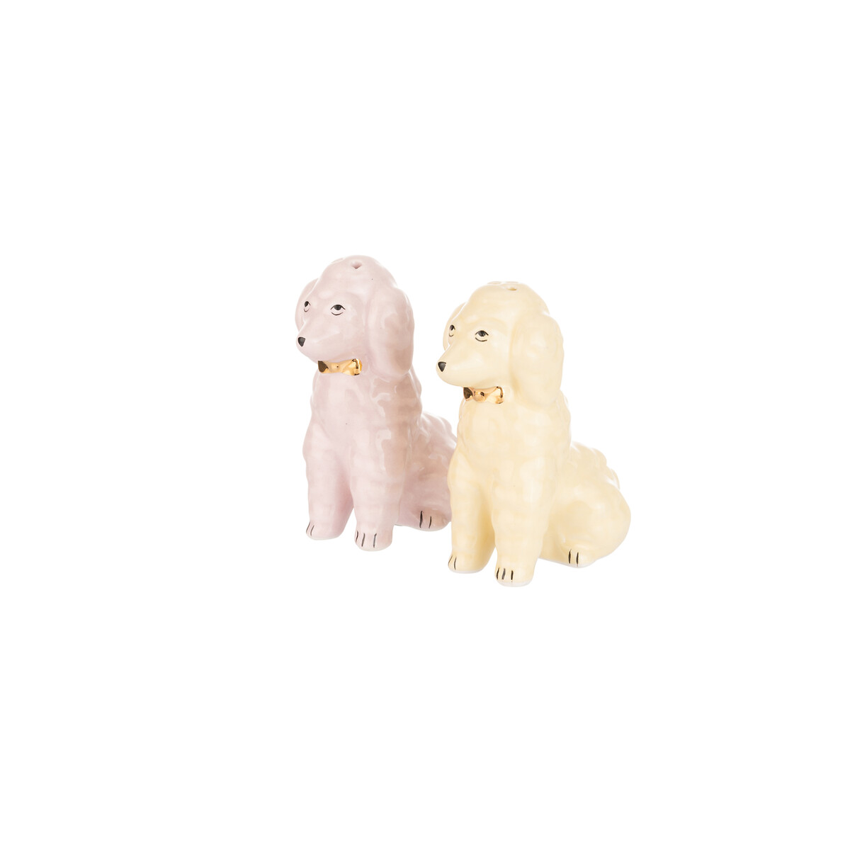 Ceramic Poodle Salt & Pepper Shakers multi-coloured, YVONNE ELLEN