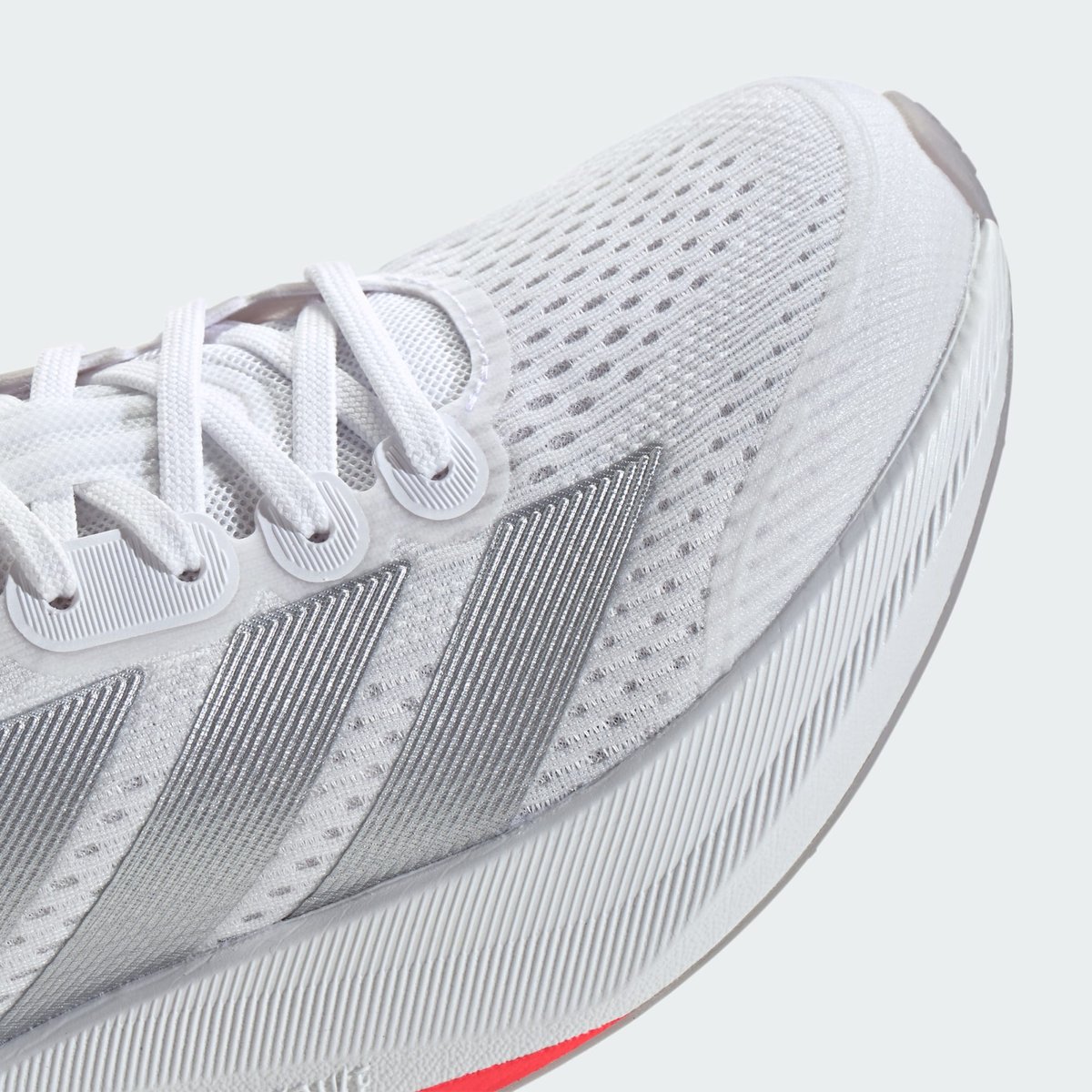 Baskets Duramo Speed 2 blanc/gris/rouge, adidas Performance