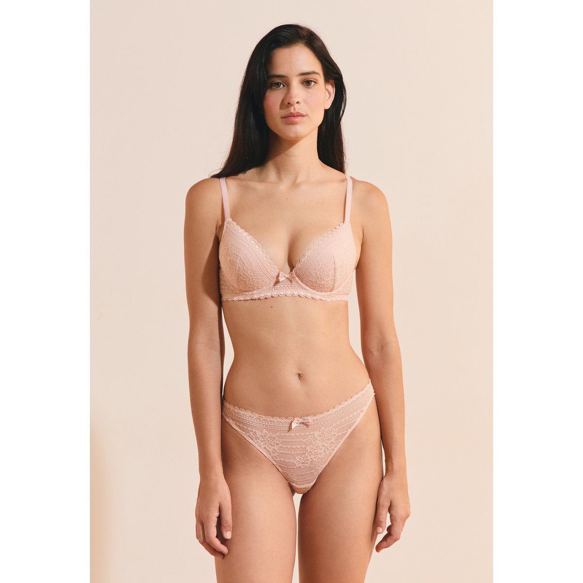 Soutien-gorge N.2 - Le push up plongeant PANAMA blush, ETAM