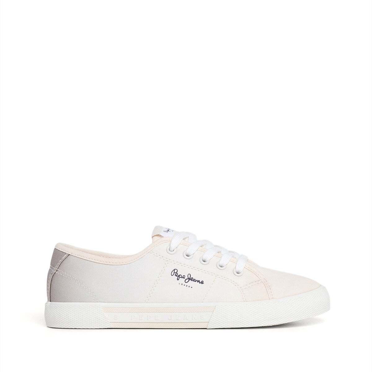 Baskets en toile Brady Colors beige pêche clair, PEPE JEANS