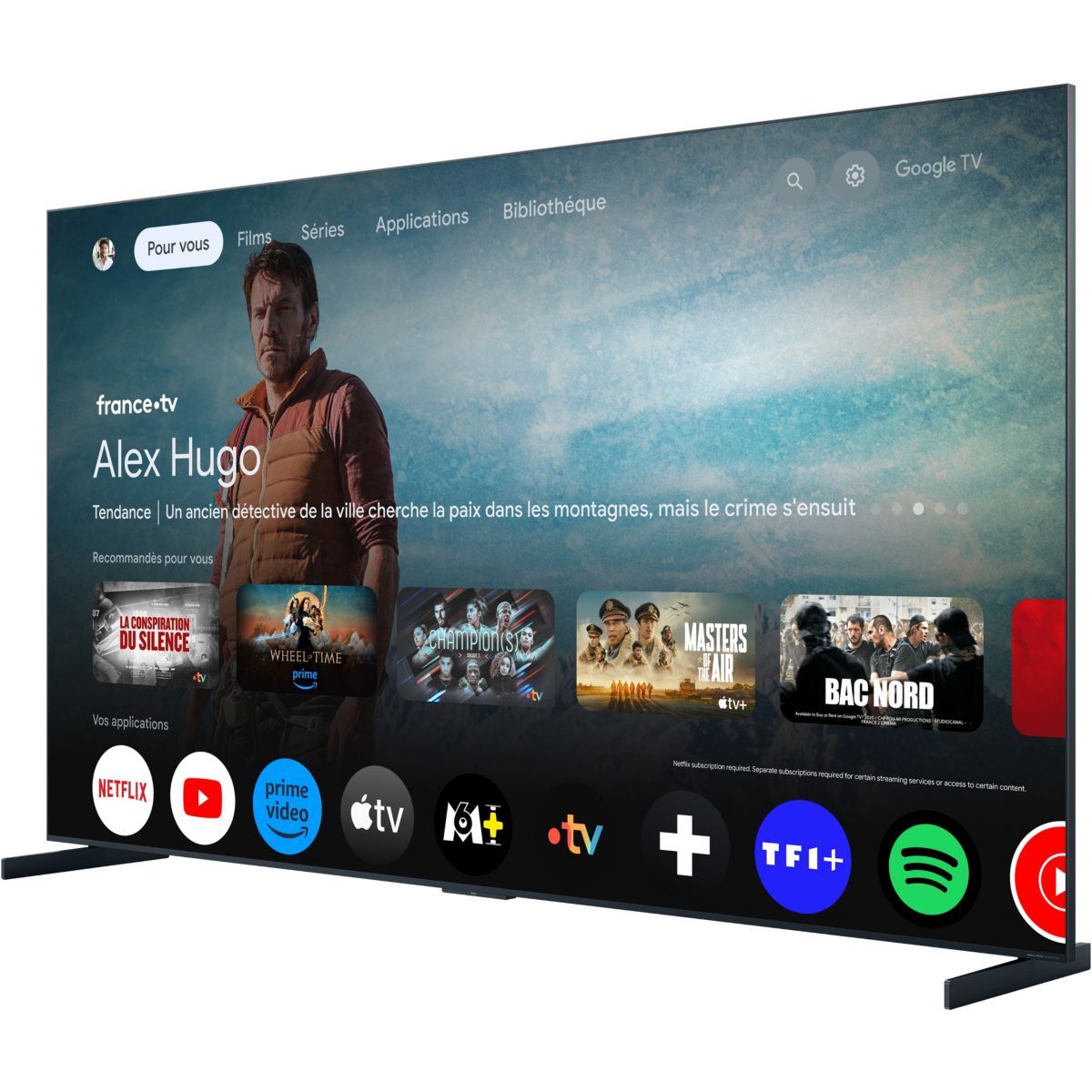 TV RGB 85RM9L (2026) 85" (216 cm) 4K - 144 Hz, Google TV, système sonore Bang & Olufsen couleur unique, TCL