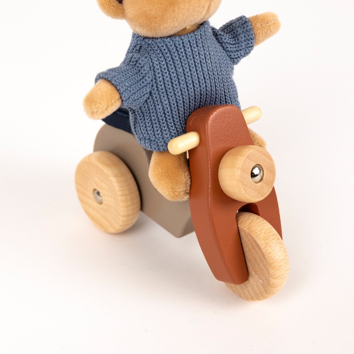 Alexis l'ours sur son scooter bleu, EGMONT TOYS