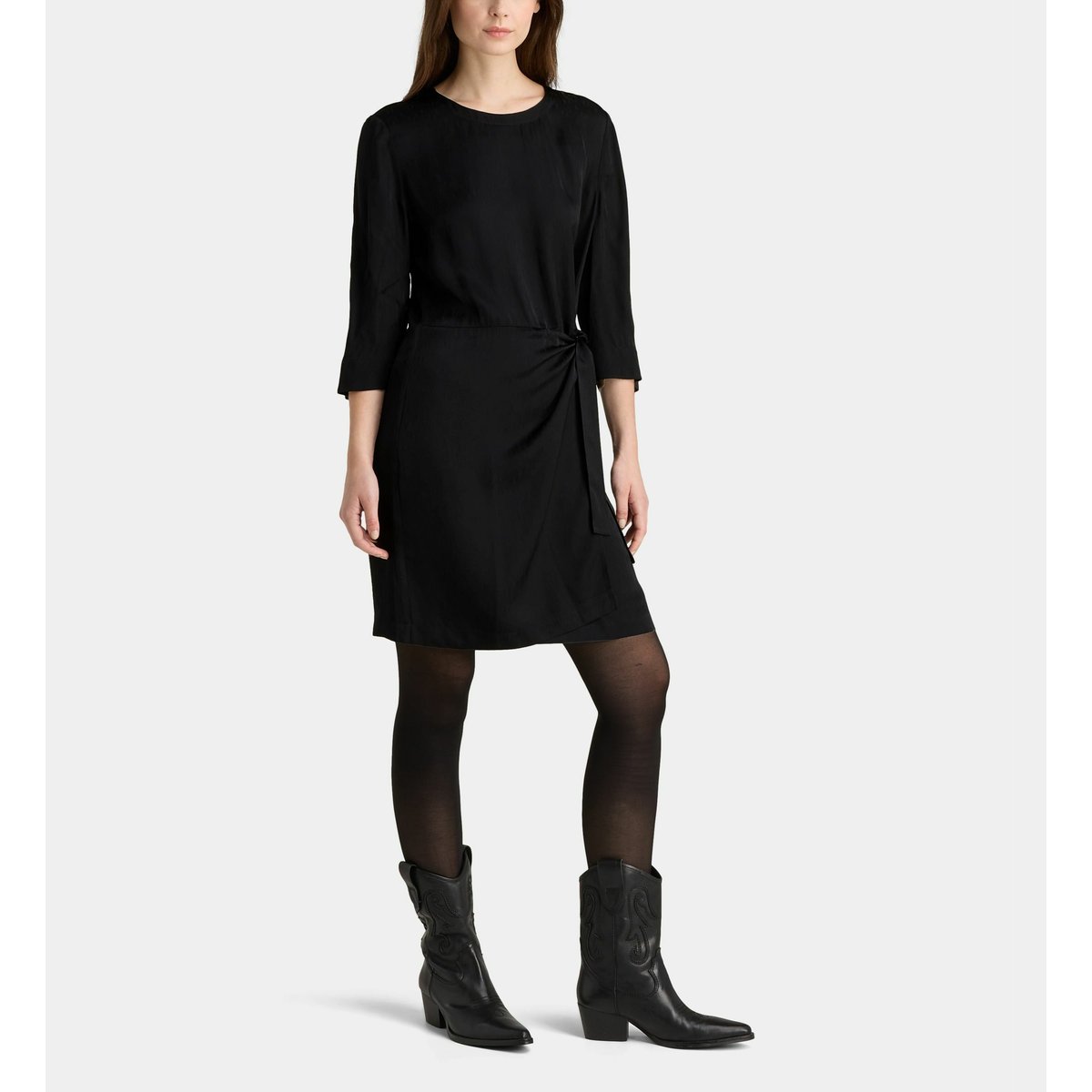 Robe courte darcy jak ajustée noir, GALERIES LAFAYETTE