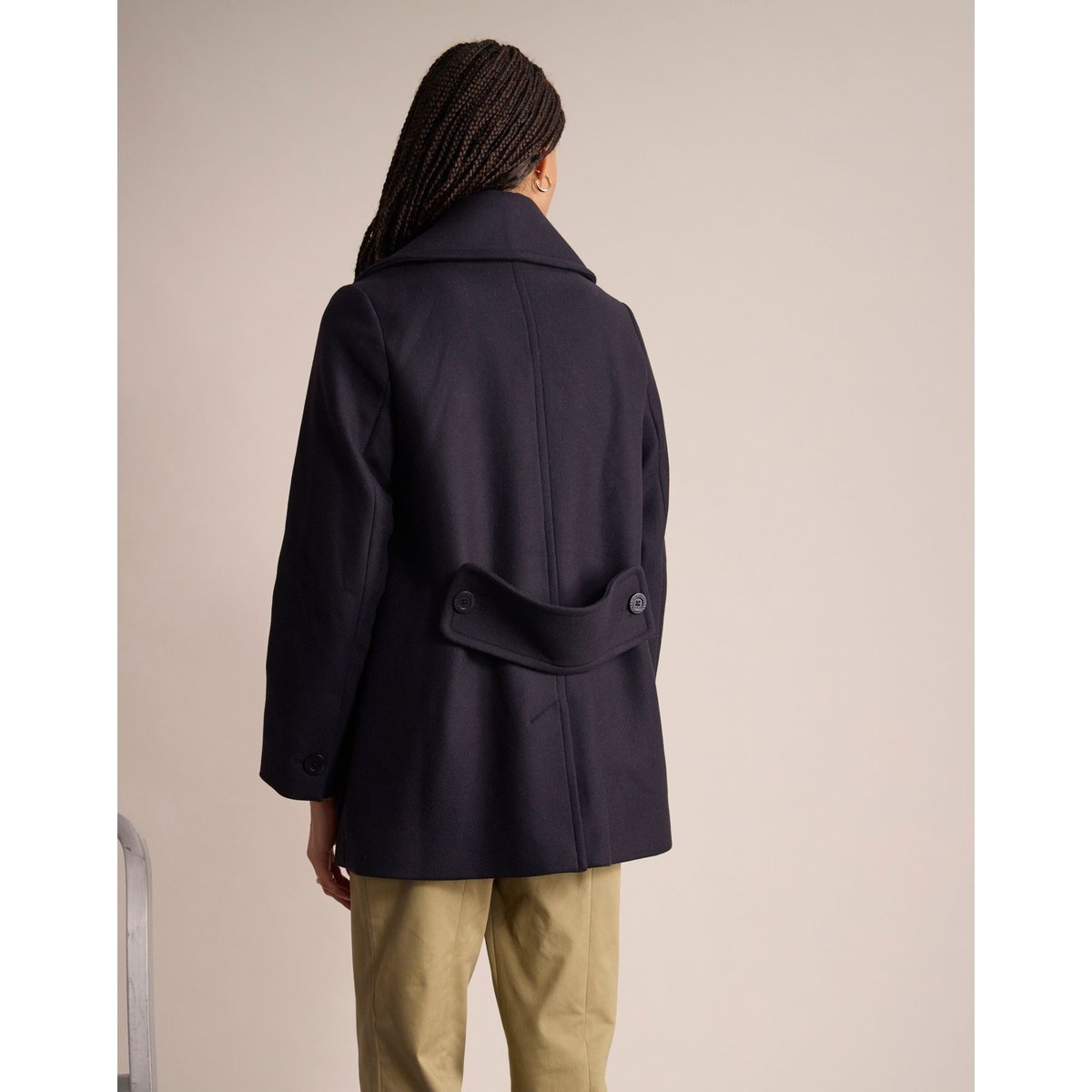 Caban Séraphine en laine - Ines de la Fressange Paris bleu marine, INES DE LA FRESSANGE PARIS