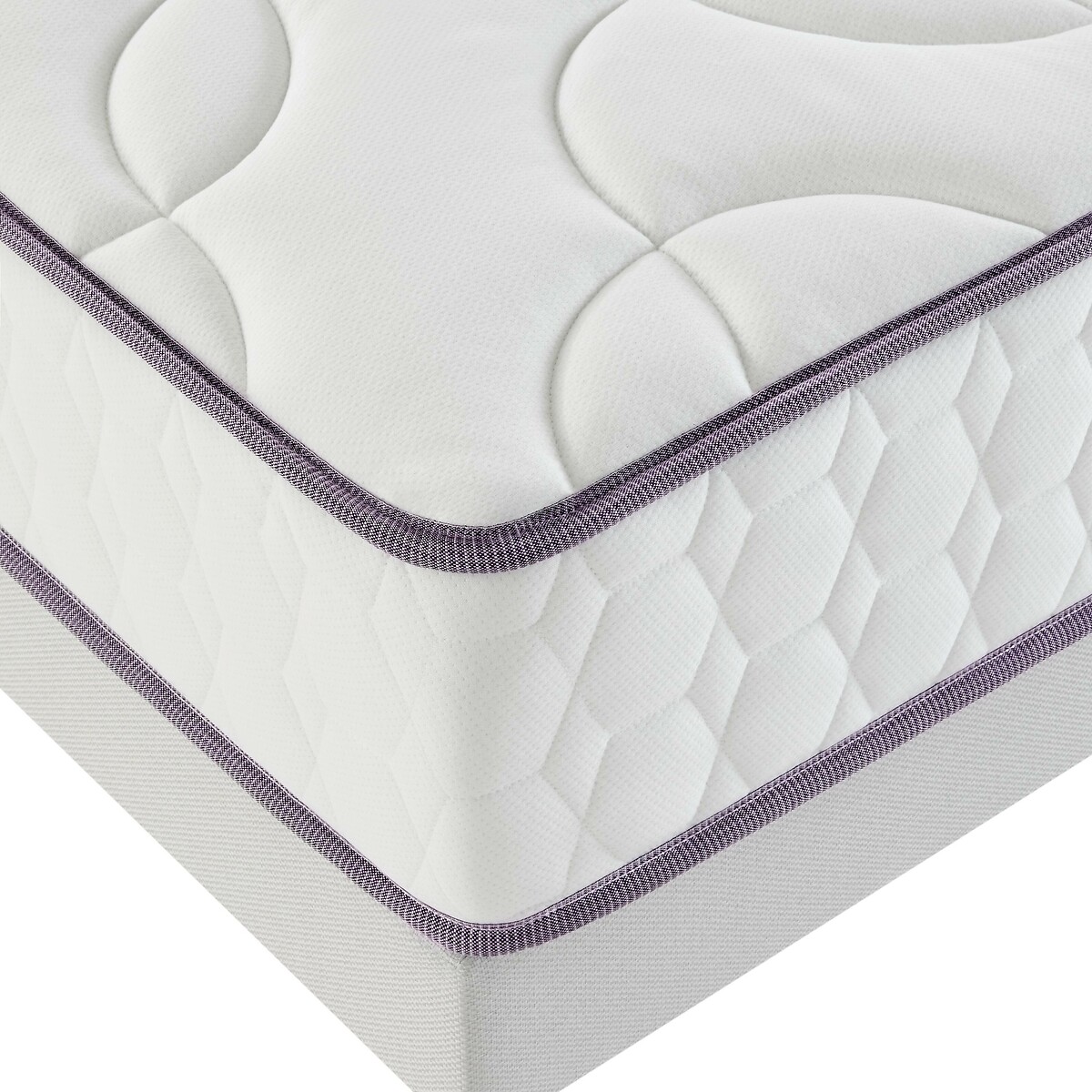 Matelas 580 ressorts ensachés 3 zones, Cosy Lit blanc, MERINOS
