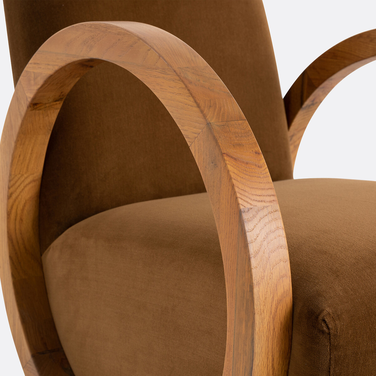 Sessel Berti, Vintage-Stil goldfarben ocker, LA REDOUTE INTERIEURS
