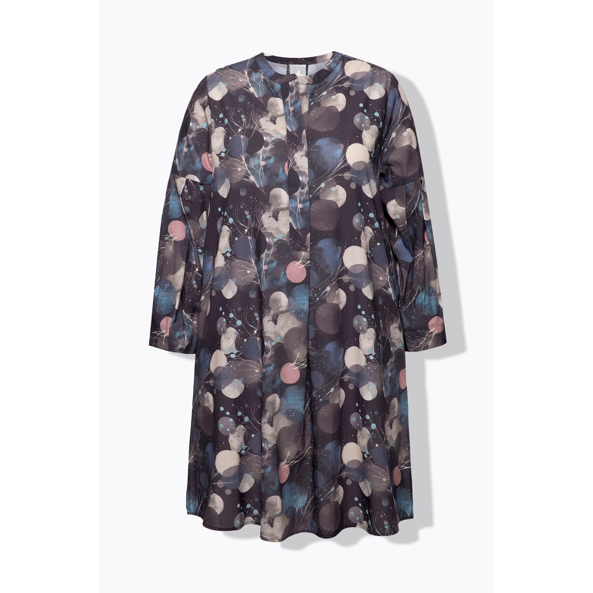 Chemisier long en coton bio marine, ULLA POPKEN