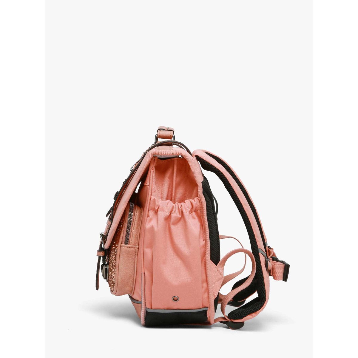 Cartable enfant 2 compartiments glossy pink, CAMELEON