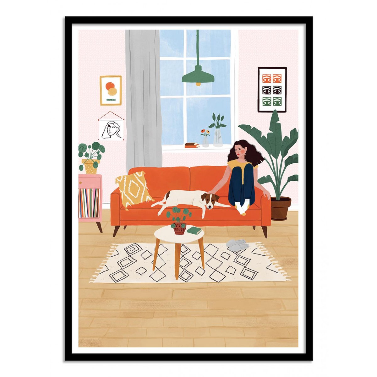 Affiche d'art - Couch Potato - Maja Tomljanovic affiche d'art, WALL EDITIONS