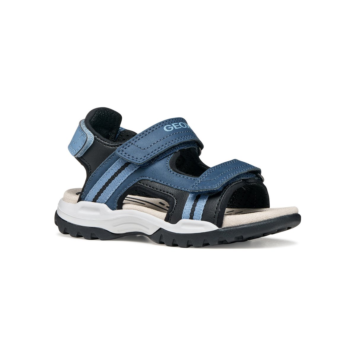 Sandales  J BOREALIS denim/noir, GEOX