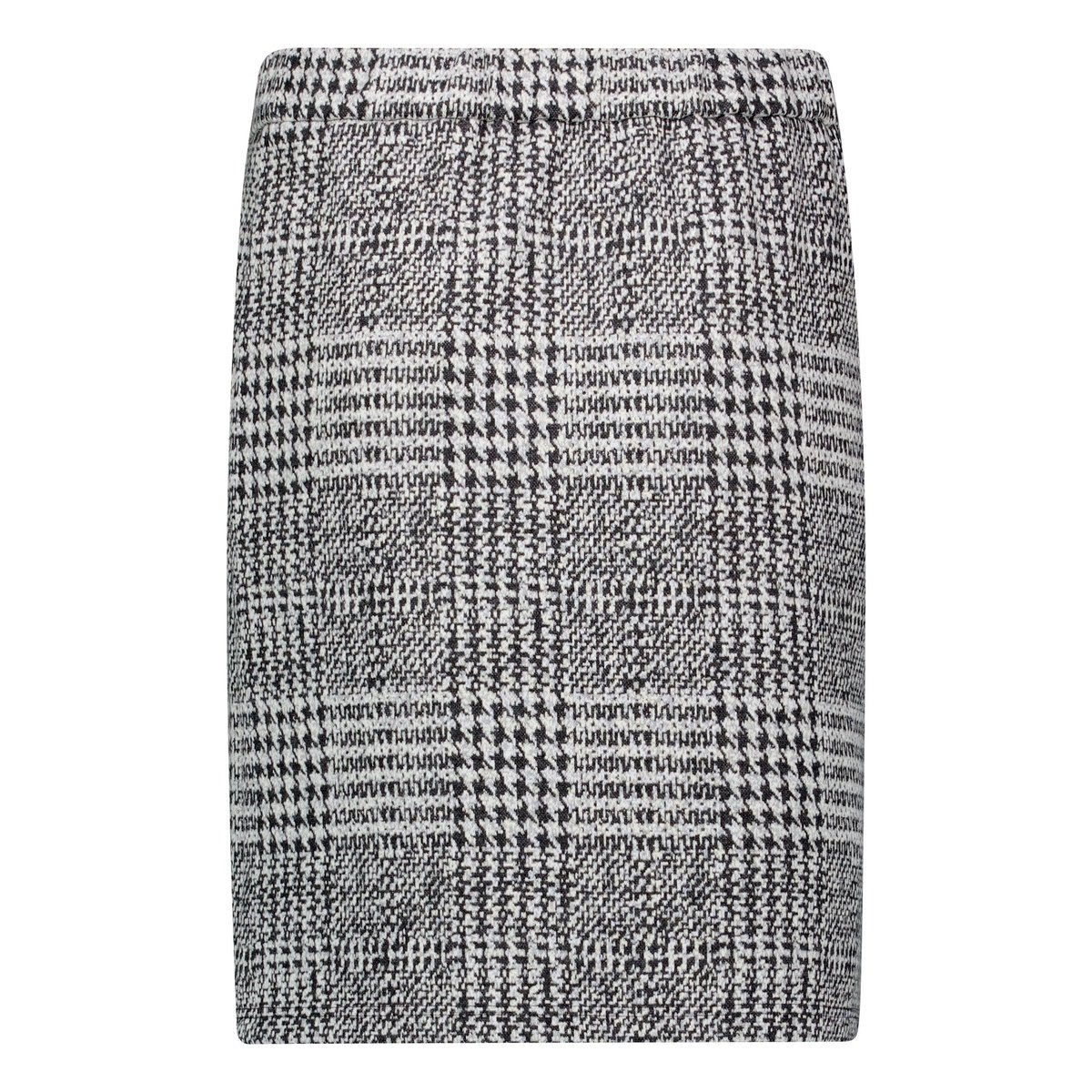 Jupe en jersey à carreaux gris/beige, BETTY BARCLAY