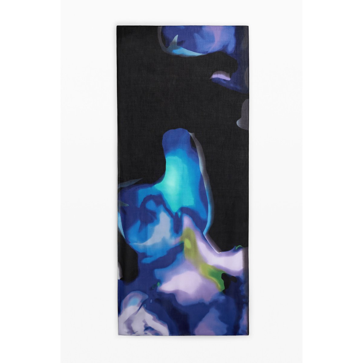 Foulard rectangulaire à dégradé bleu, DESIGUAL