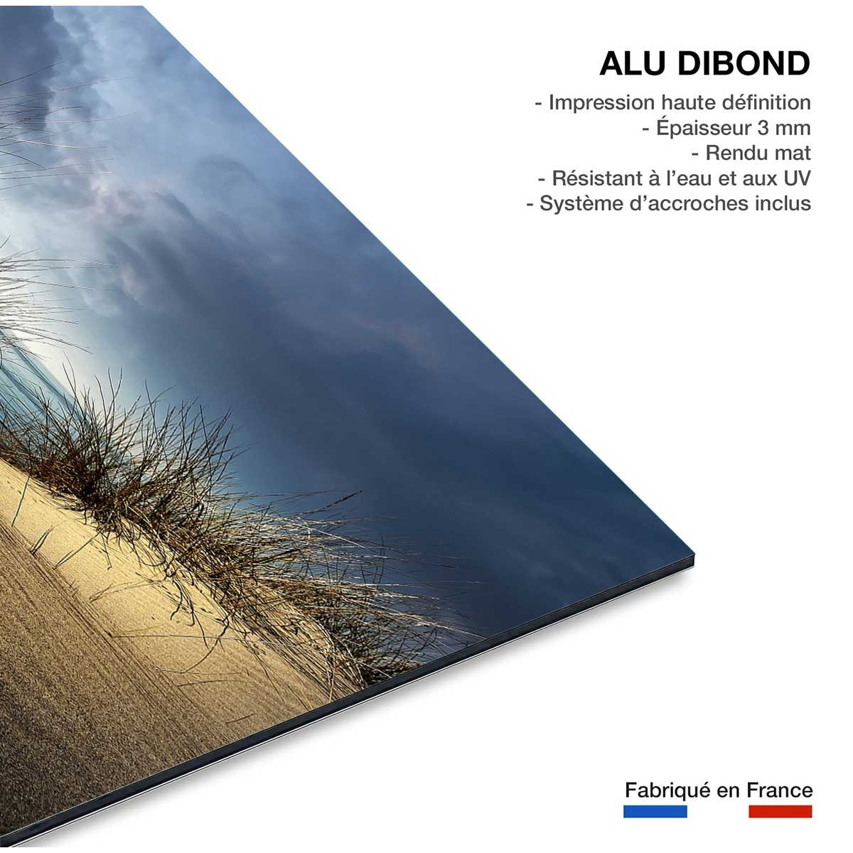 Tableau dunes secrètes tableau alu dibond, HEXOA