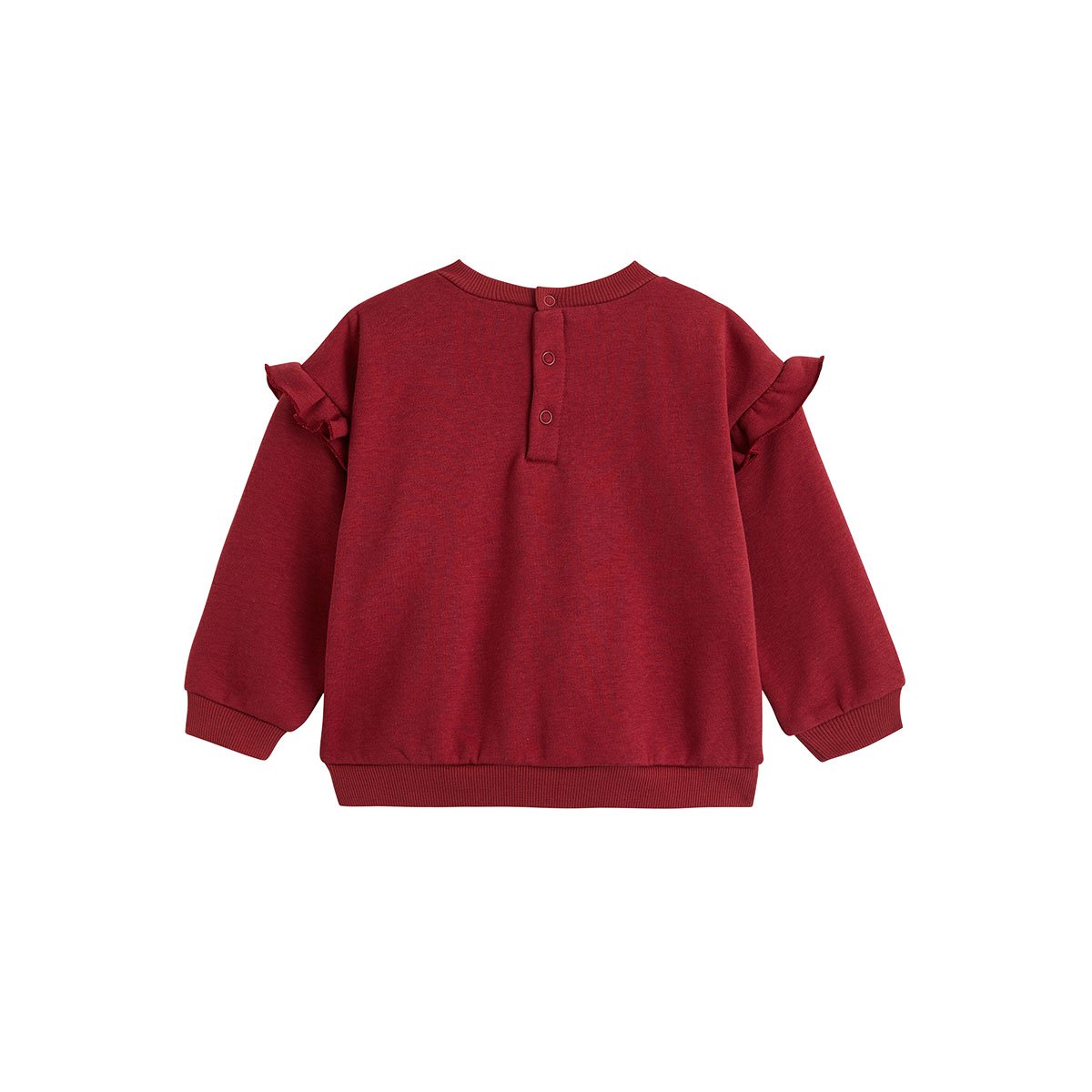 Sweat-shirt bébé en molleton Harmony rose, PETIT BEGUIN