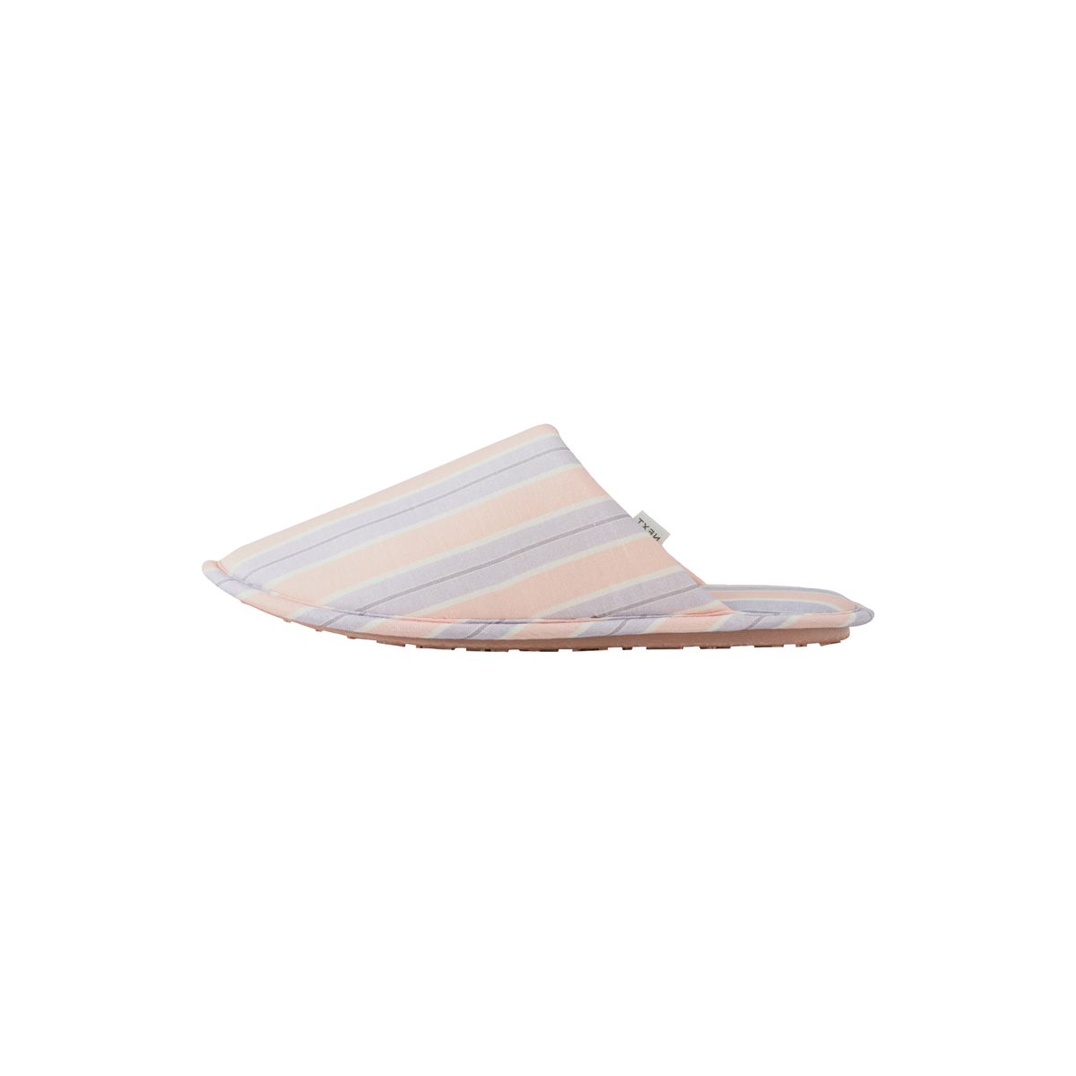 Chaussons mules en lin rose pastel, NEXT