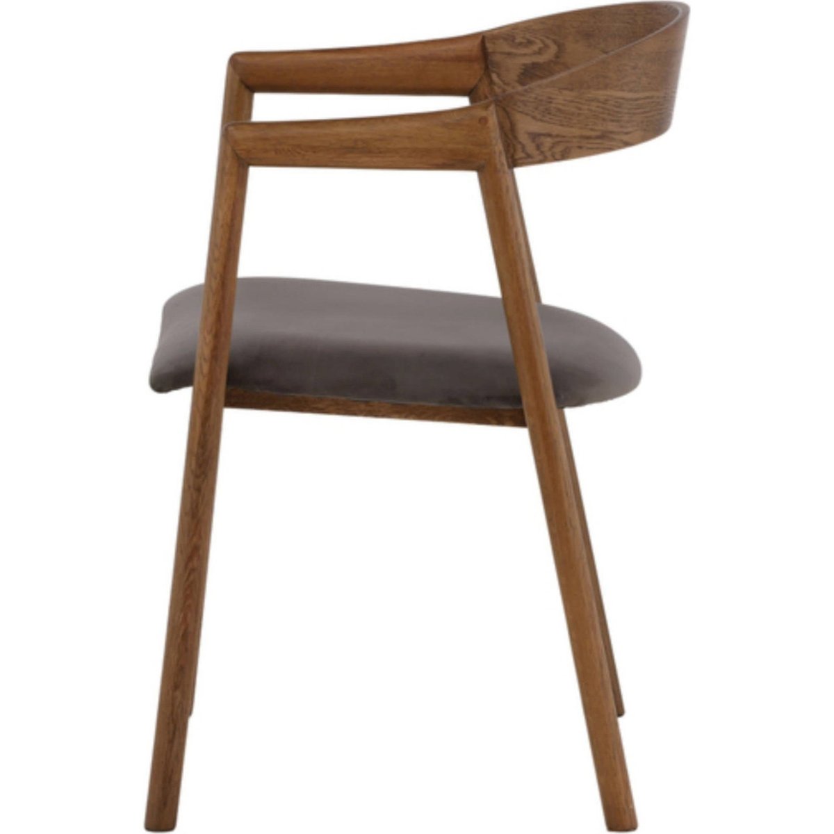 Chaise en bois massif collection AXENESS bois d'aspect chêne et gris, RECOLLECTION