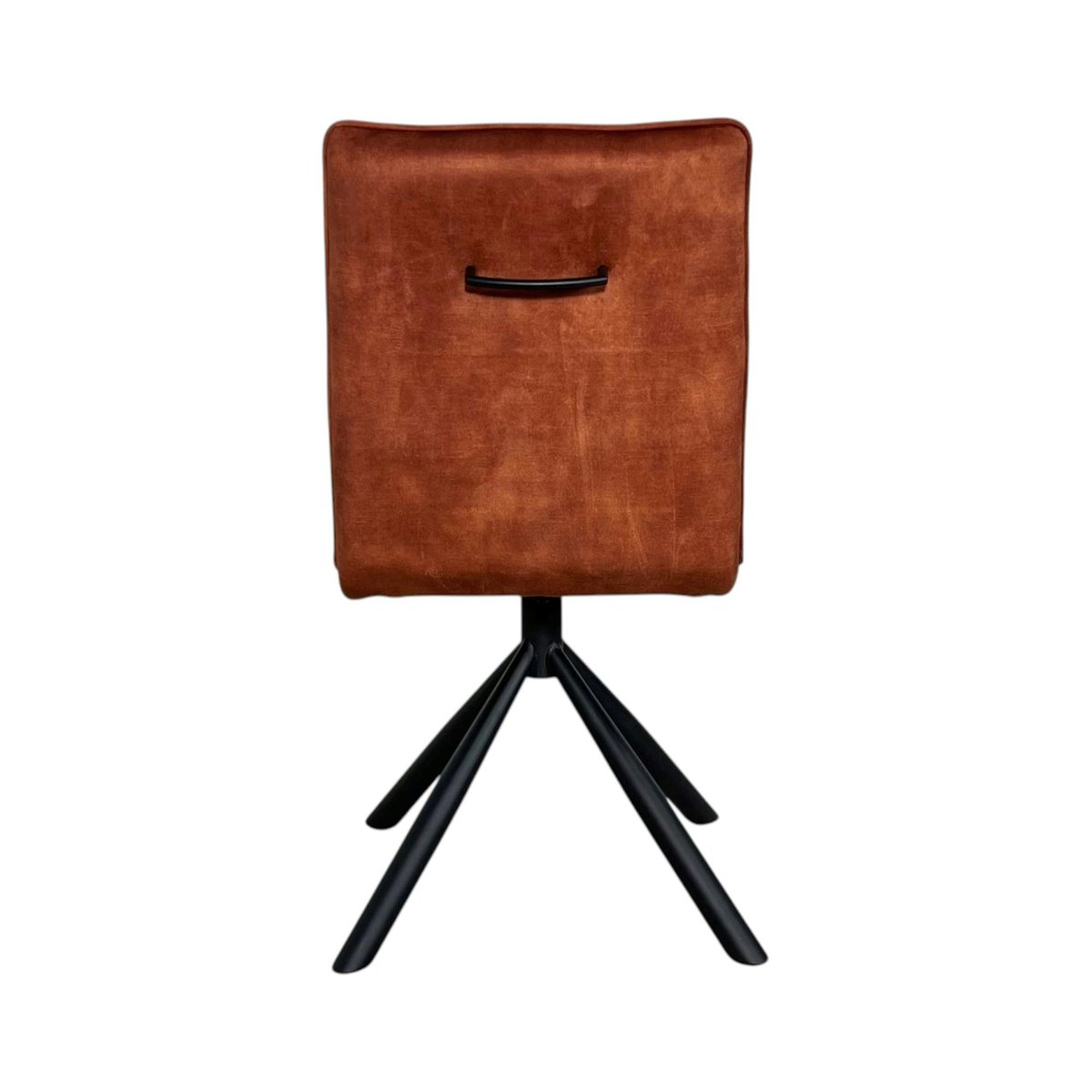 Chaise pivotante en tissu (lot de 2) IENA rouille, PIER IMPORT