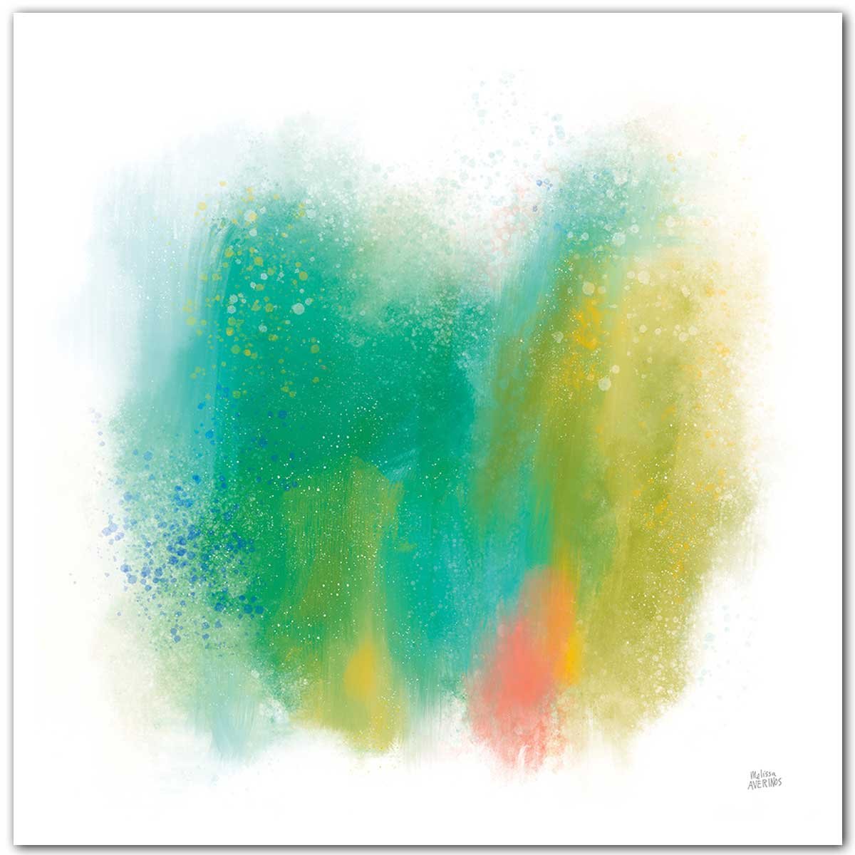 Poster happy green affiche seule, HEXOA