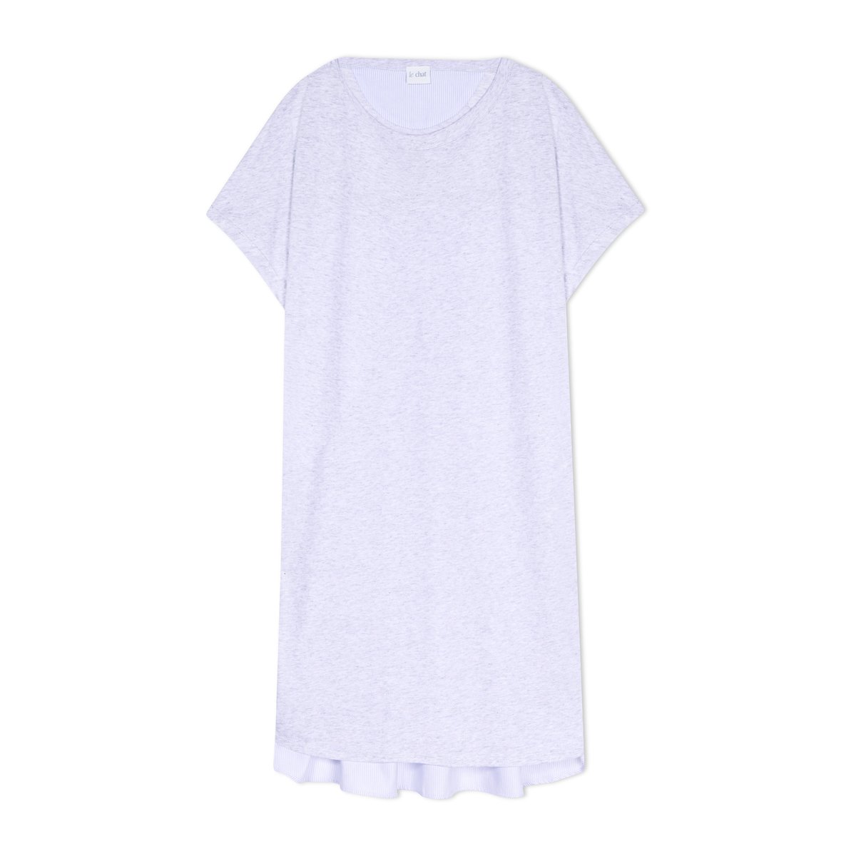 Chemise de nuit en coton modal AMY 201 multicolore, LE CHAT